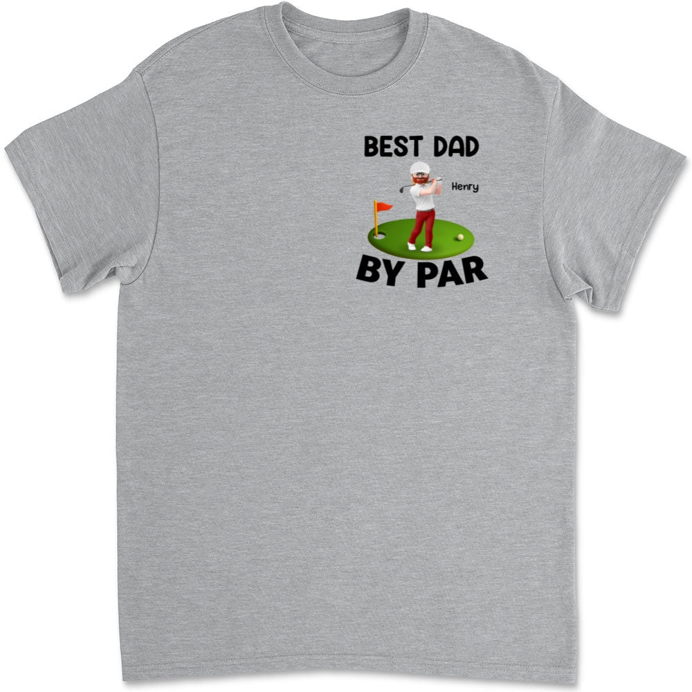 Best Dad And Kid By Par - Personalized Custom T-shirt And Onesie