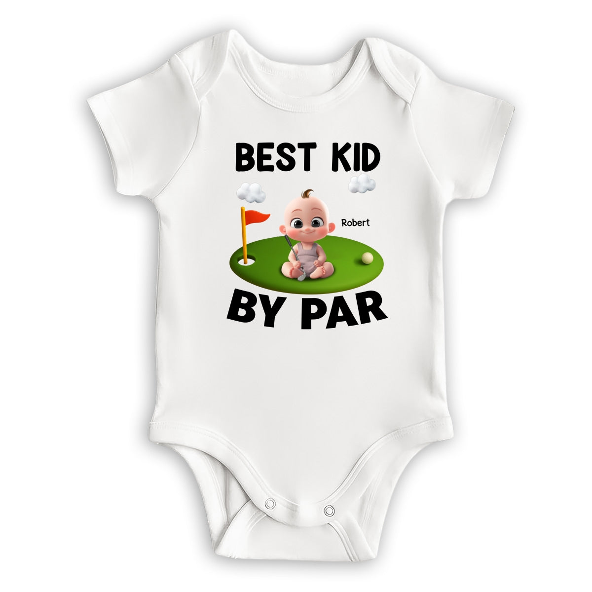 Best Dad And Kid By Par - Personalized Custom T-shirt And Onesie