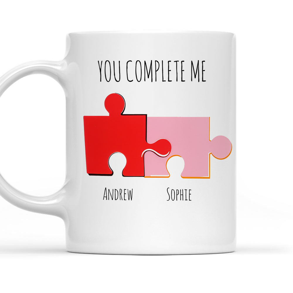You Hold The Key To My Heart - Personalized Custom Coffee Mug