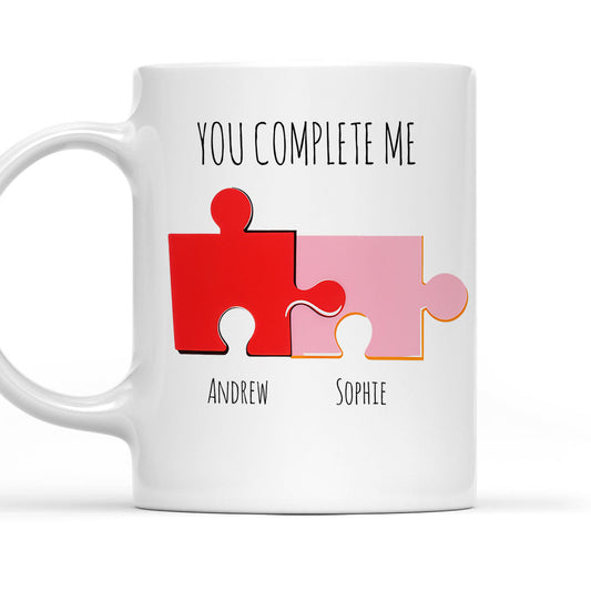 You Hold The Key To My Heart - Personalized Custom Coffee Mug