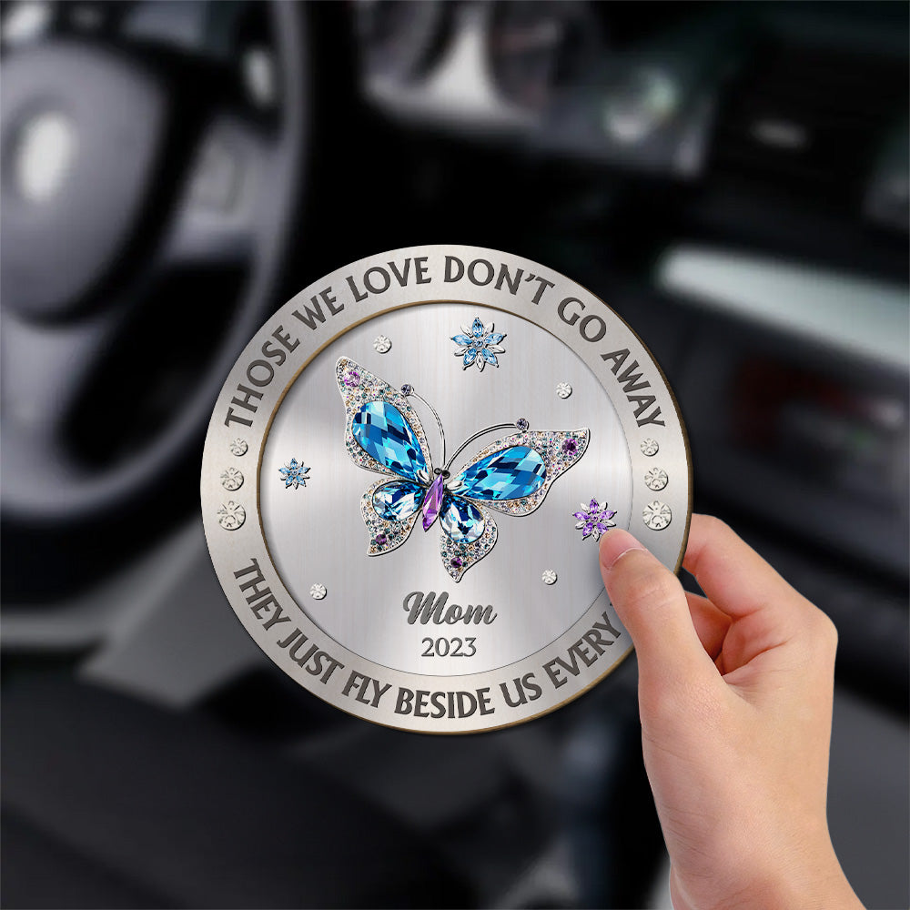 Those We Love Beside Us Every Day - Personalized Custom Car Visor Clip