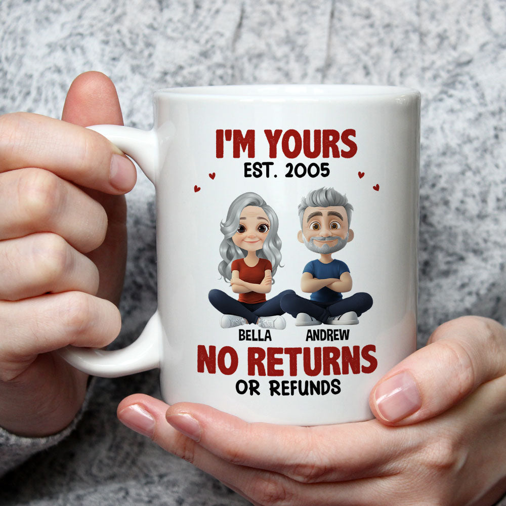 No Refunds - Personalized Custom Coffee Mug