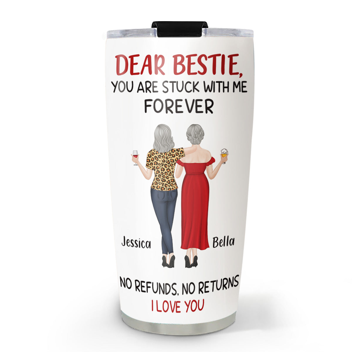 Stuck With Me - Personalized Custom Tumbler