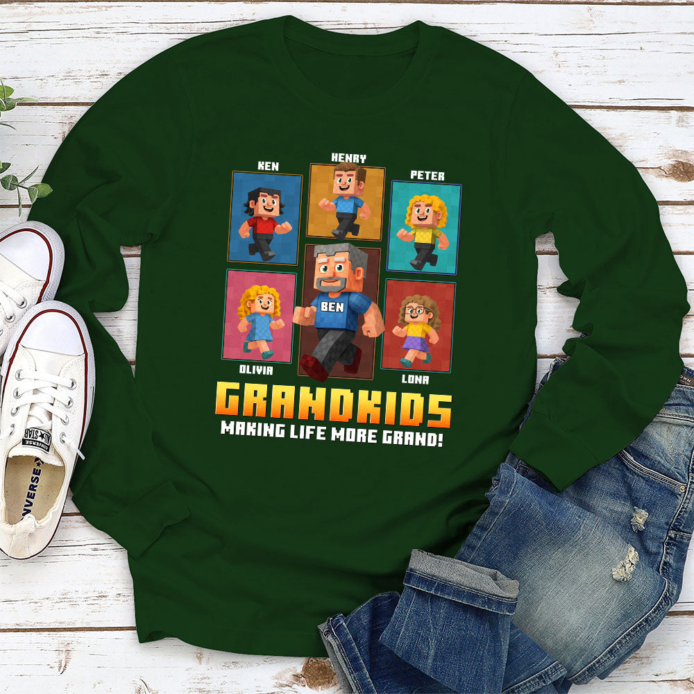 Grandkids Make Life Grand - Personalized Custom Shirt