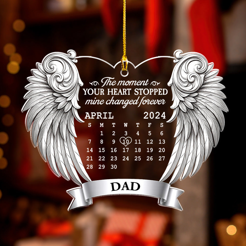 Remembered With Love - Personalized Custom Acrylic Ornament