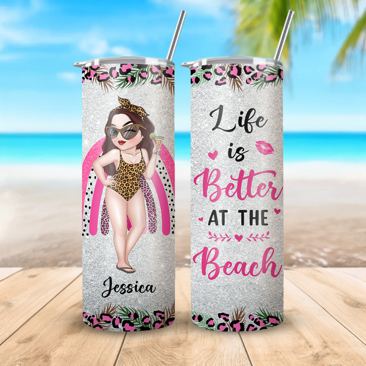 Better Life - Personalized Custom Skinny Tumbler