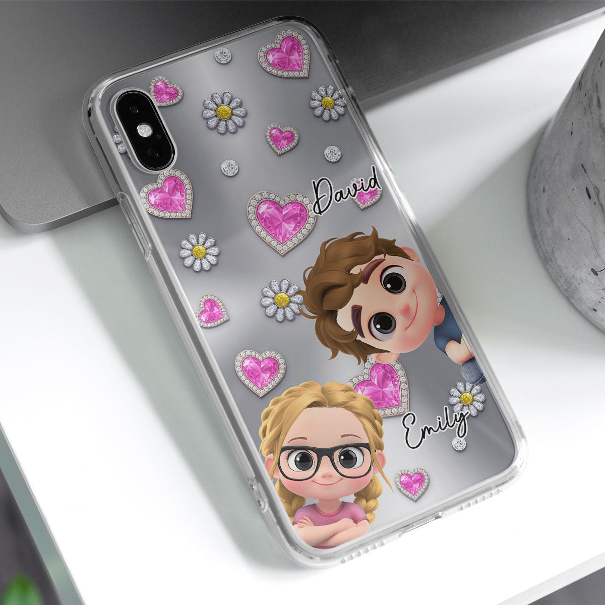 My Lovely Grandkids - Personalized Custom 3D Effect Phone Case
