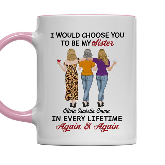 True Friends Always - Personalized Custom Accent Mug