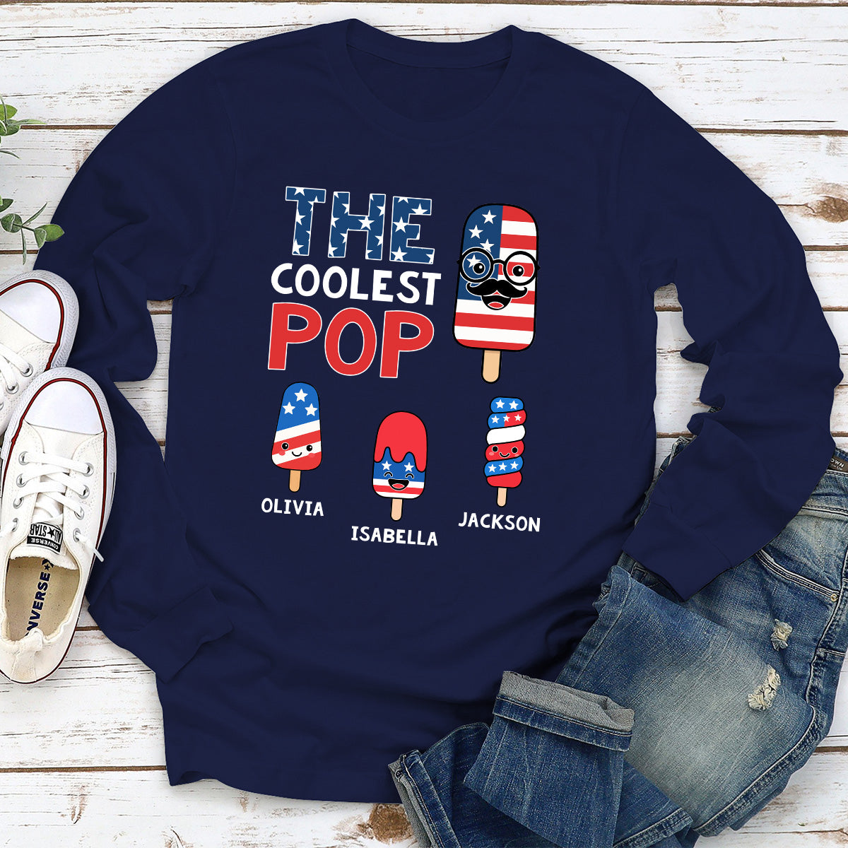 The Coolest Pop - Personalized Custom Shirt