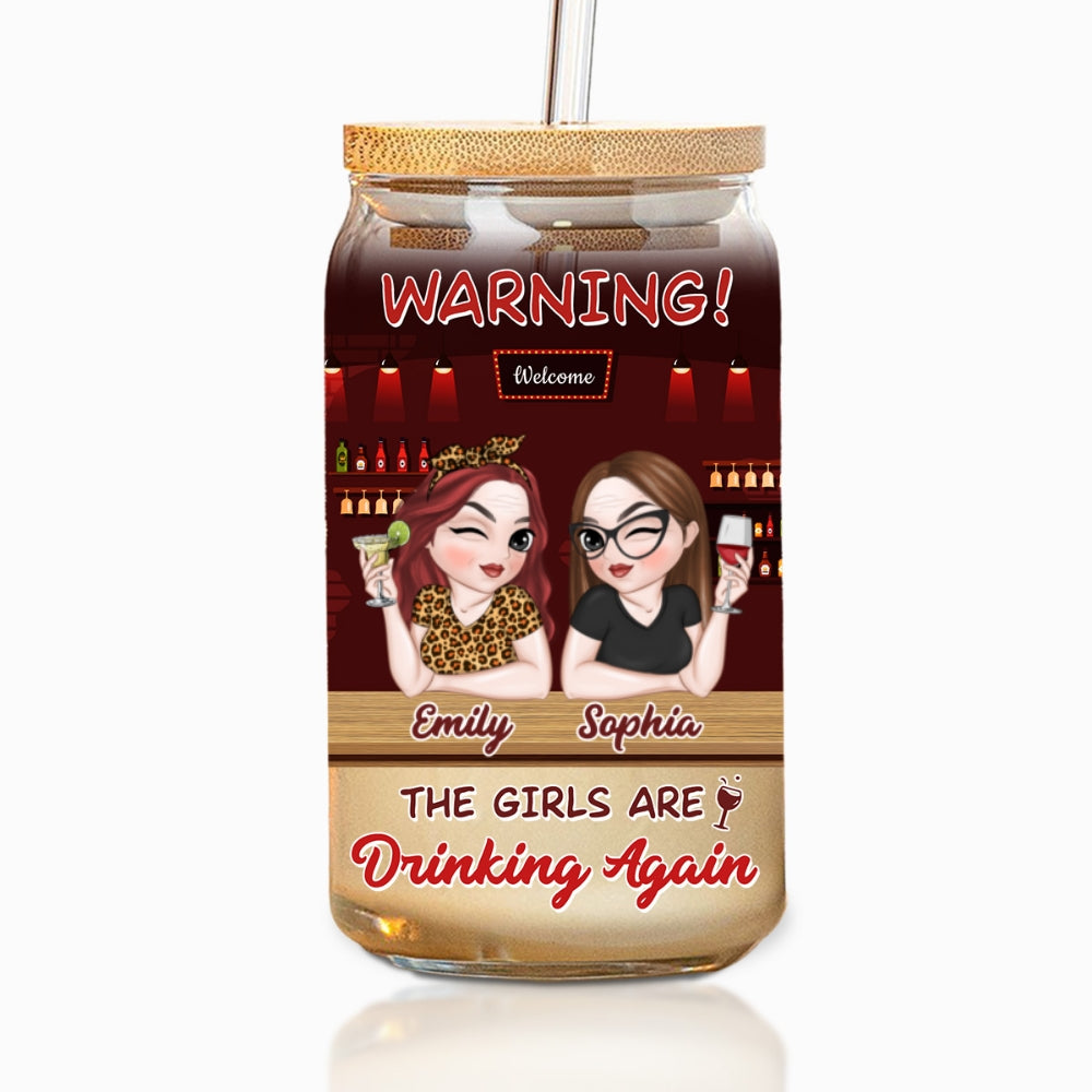 This Is Our Alcohol Drinking - Personalized Custom Glass Can