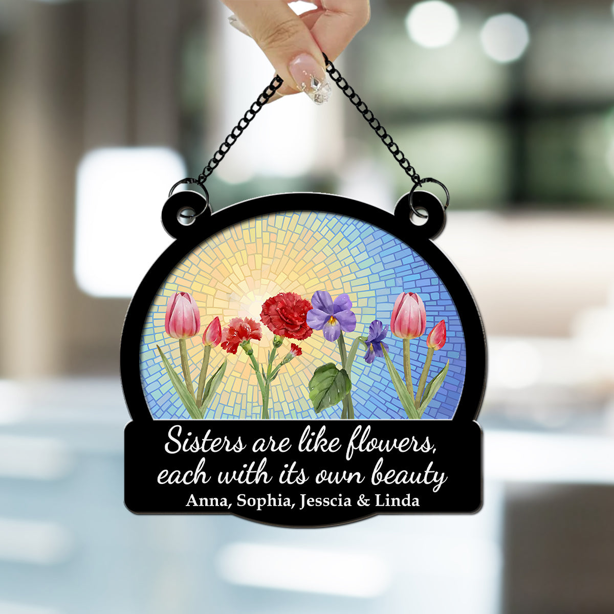 If We Had A Flower - Personalized Custom Suncatcher