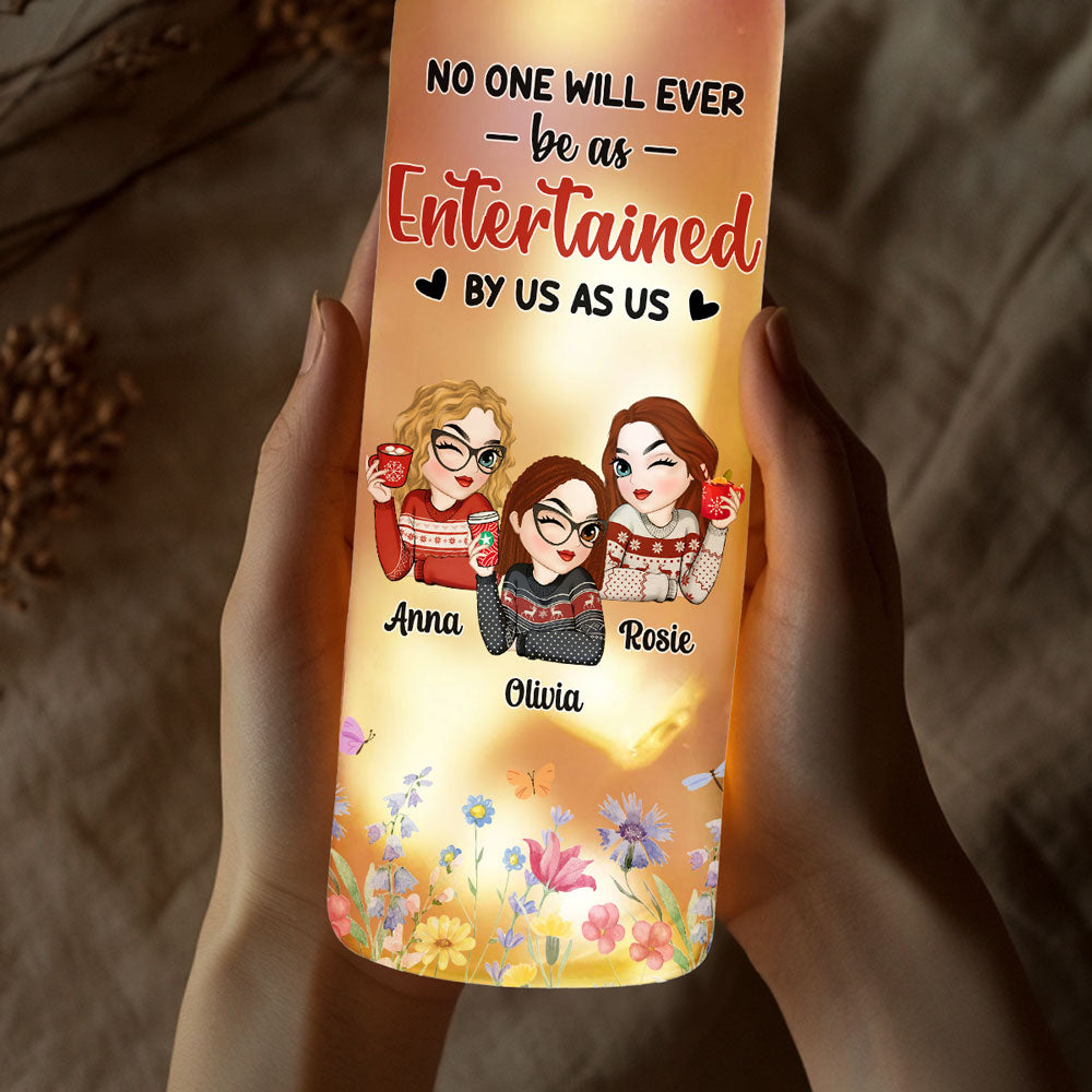 Blooming Friendship - Personalized Custom Bottle Lamp