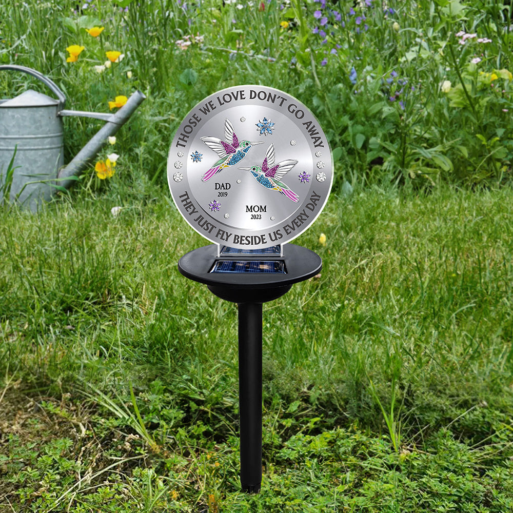 Those We Love Beside Us Every Day - Personalized Custom Solar Light