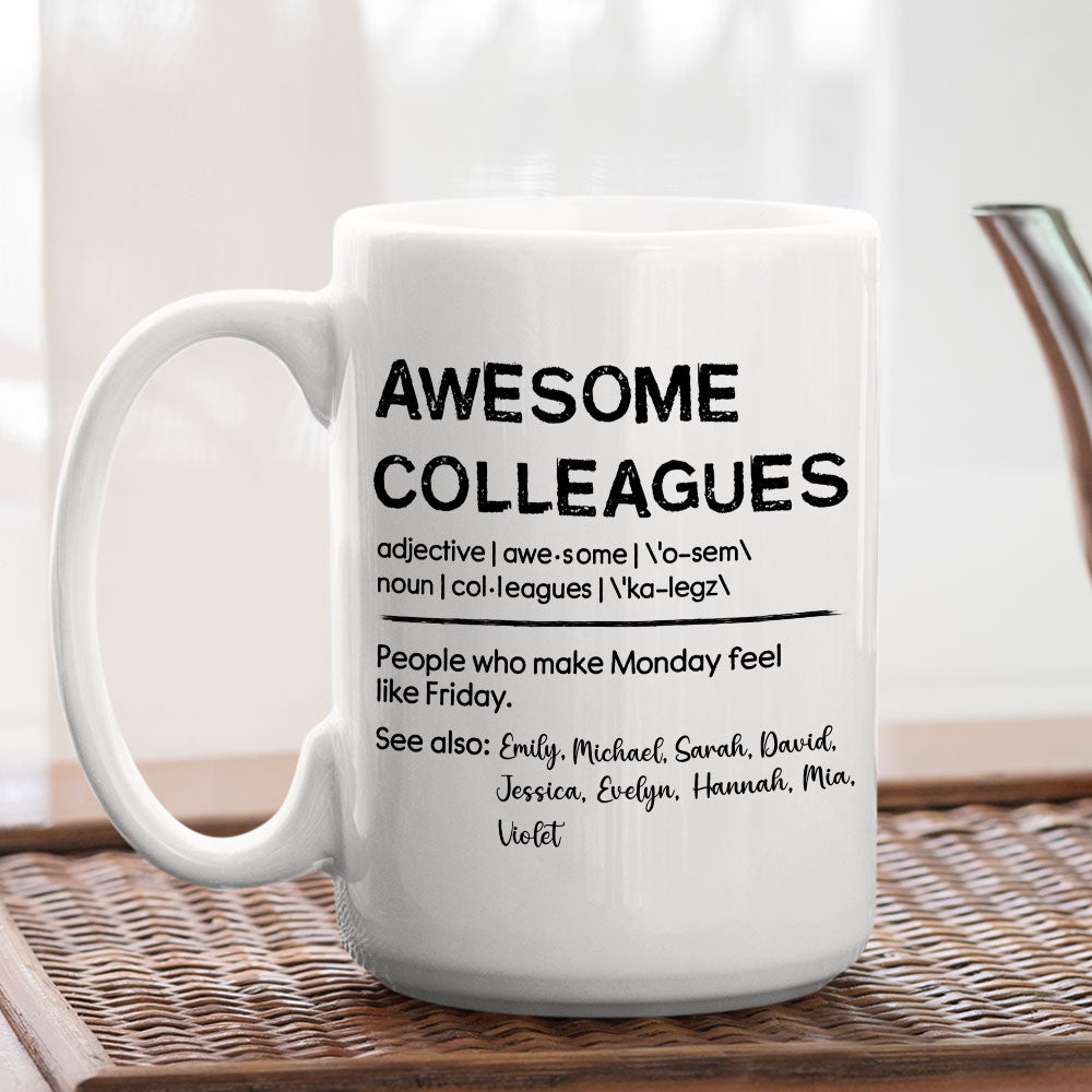 Awesome Colleague - Personalized Custom Coffee Mug