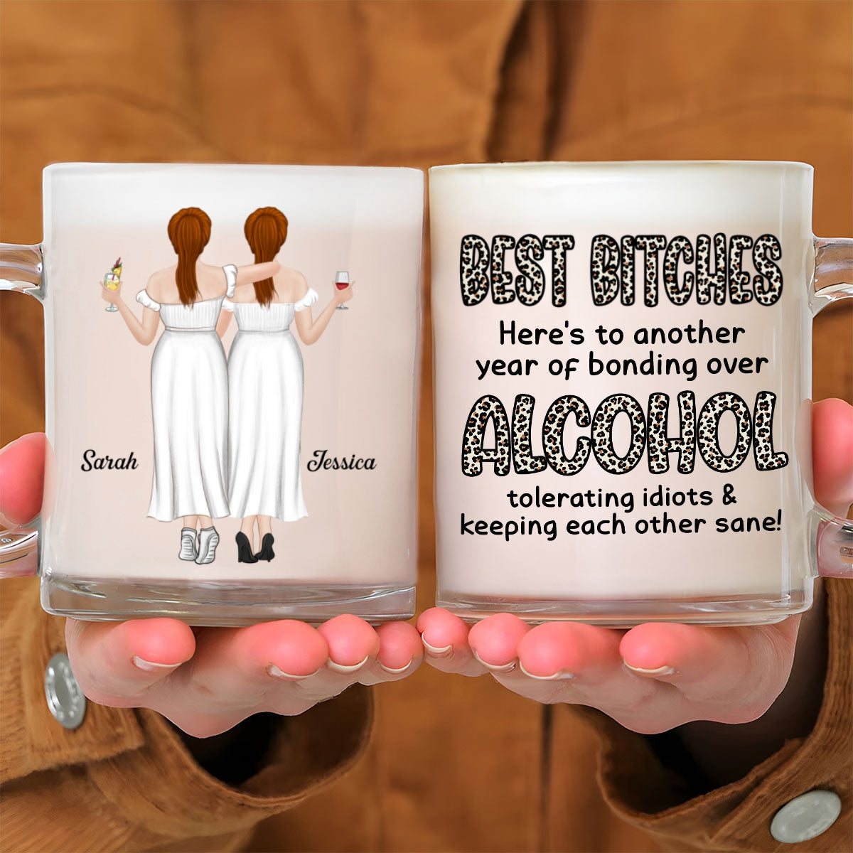 Alcohol Tolerating - Personalized Custom Glass Mug