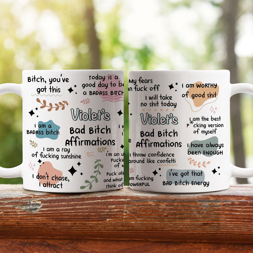 Funny Affirmations - Personalized Custom Coffee Mug