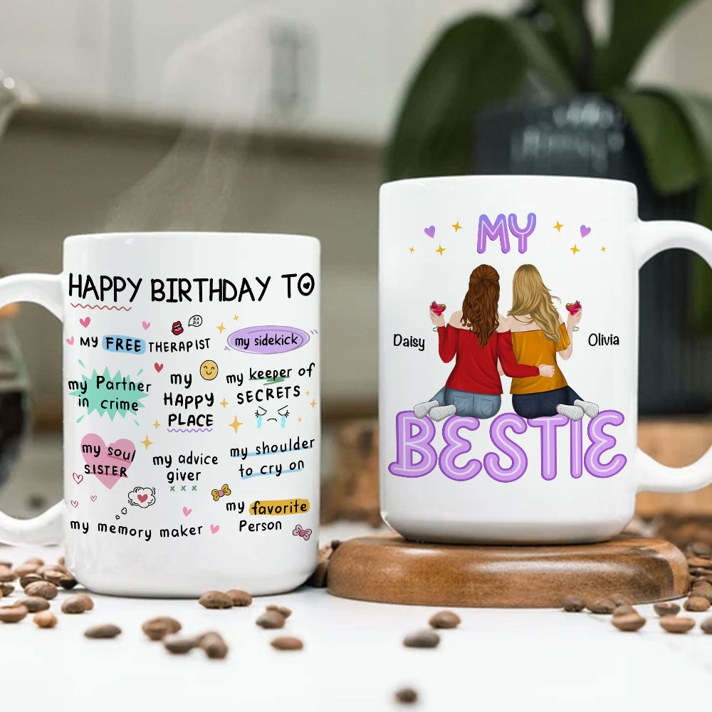 Wishing You A Fantastic Birthday - Personalized Custom Coffee Mug