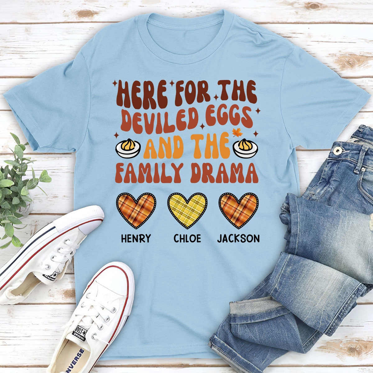 Thanksgiving Family Shirt - Personalized Custom Shirt
