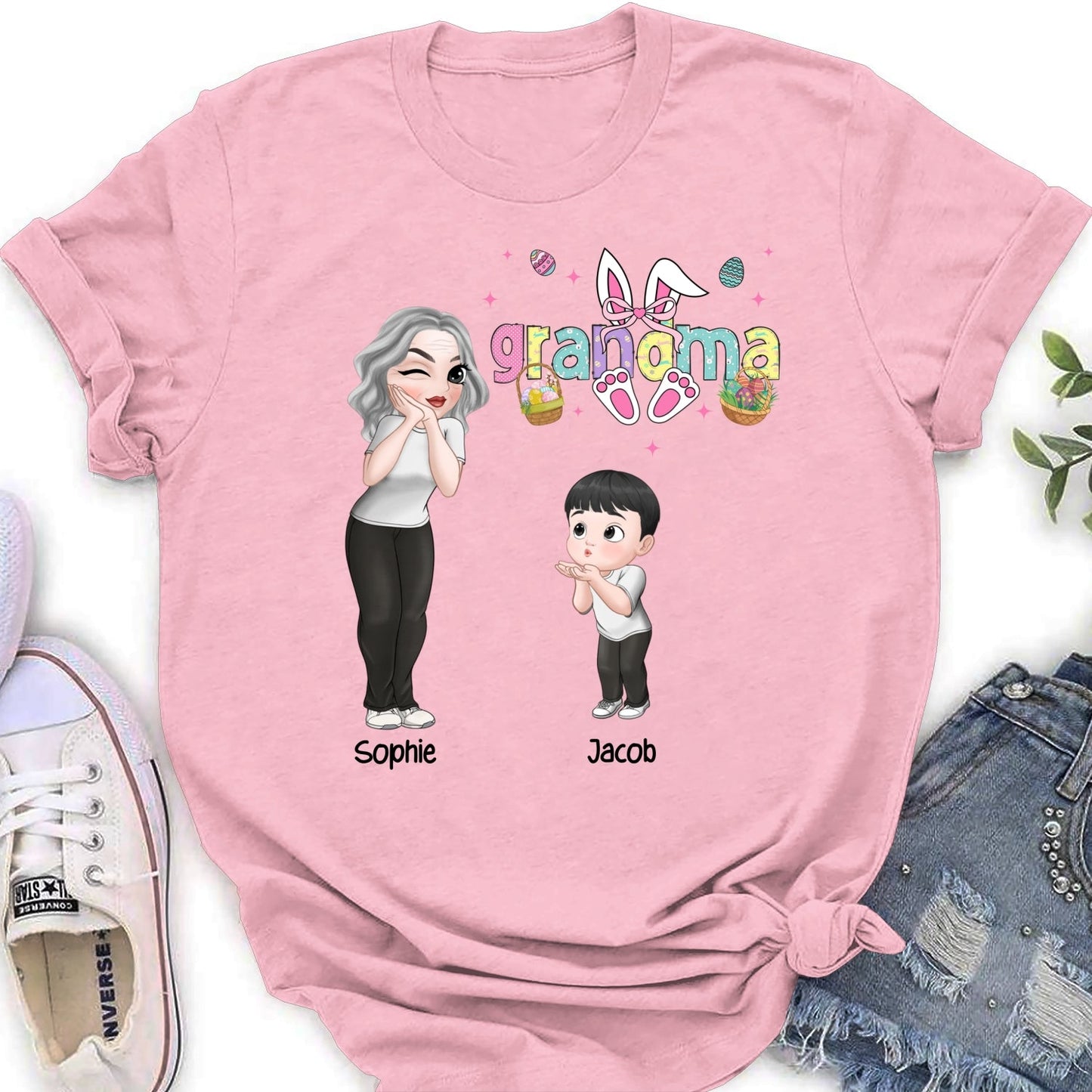 Mama Bunny Easter - Personalized Custom Shirt
