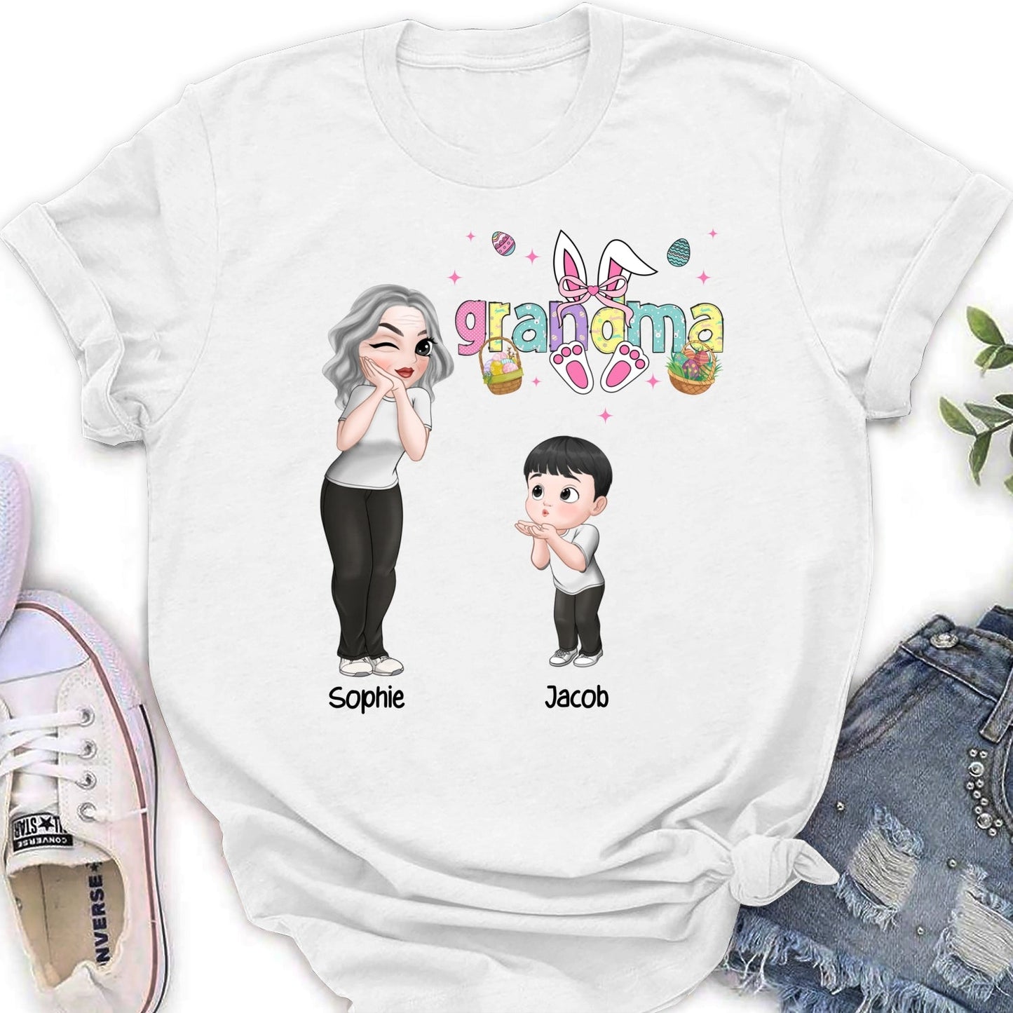Mama Bunny Easter - Personalized Custom Shirt