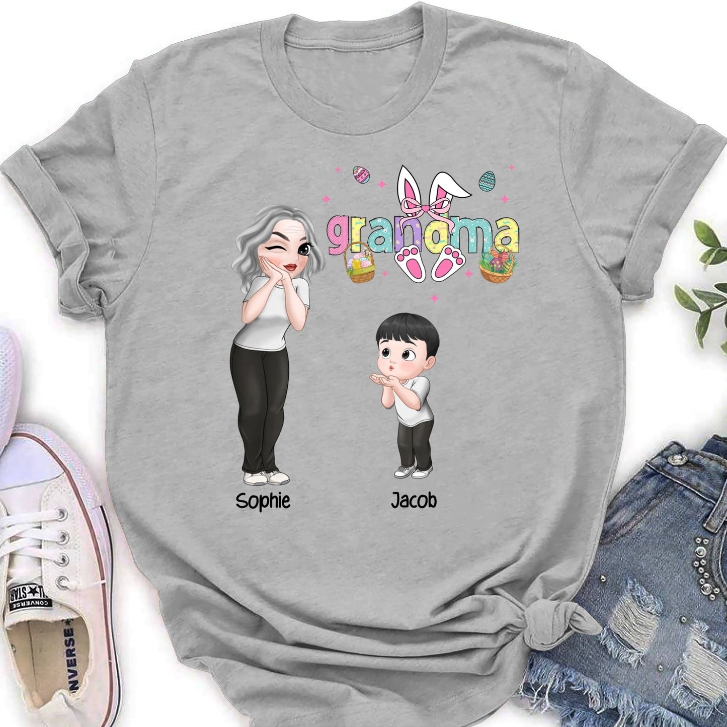 Mama Bunny Easter - Personalized Custom Shirt