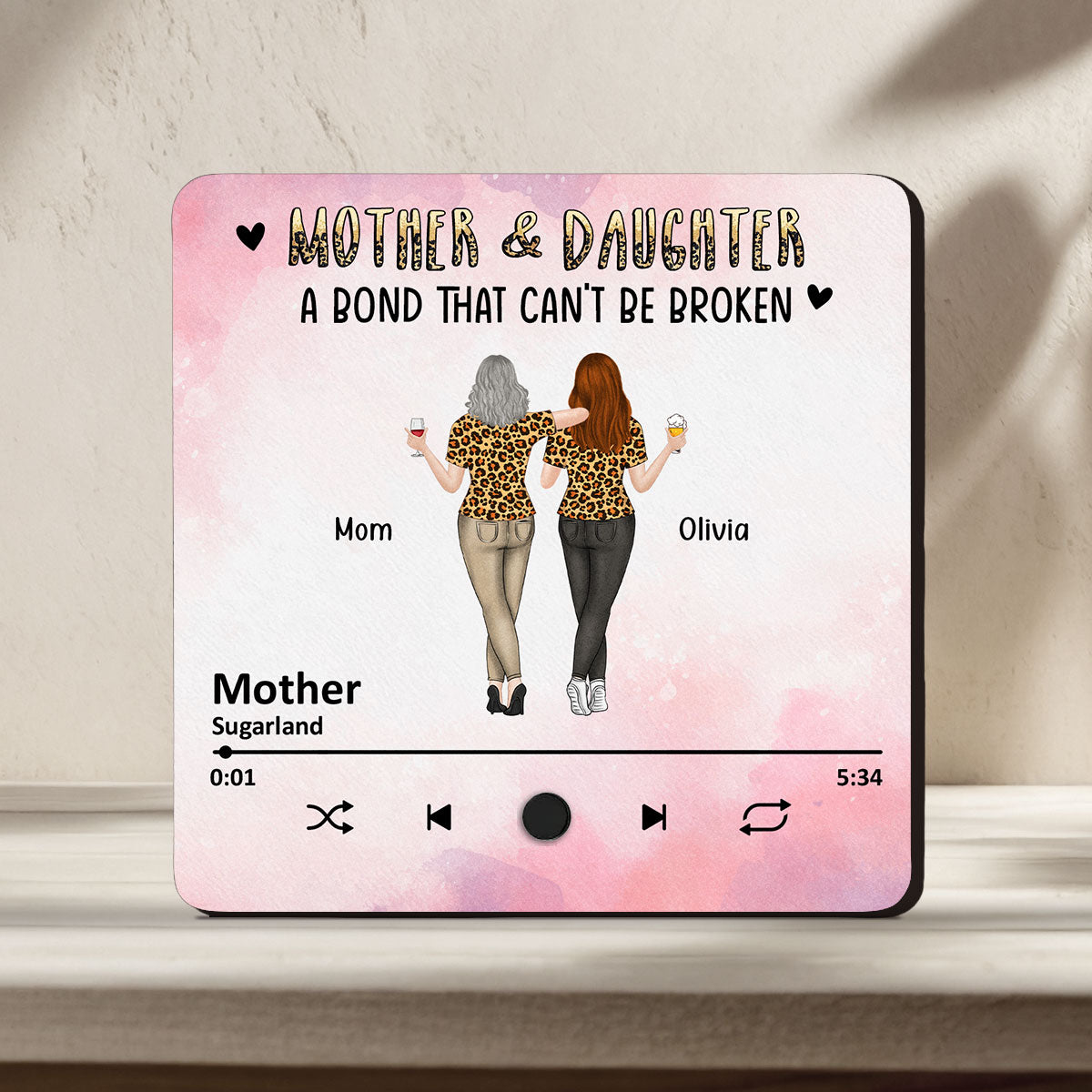 A Bond That Cannot Be Broken - Personalized Custom Music Fridge Magnet