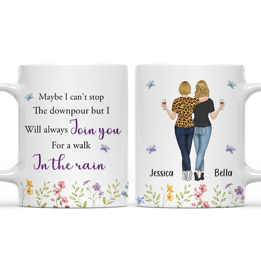 Join You For A Walk - Personalized Custom Coffee Mug