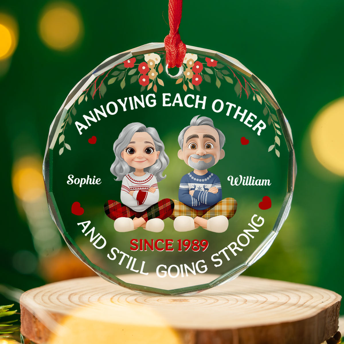 Annoying You - Personalized Custom Glass Ornament