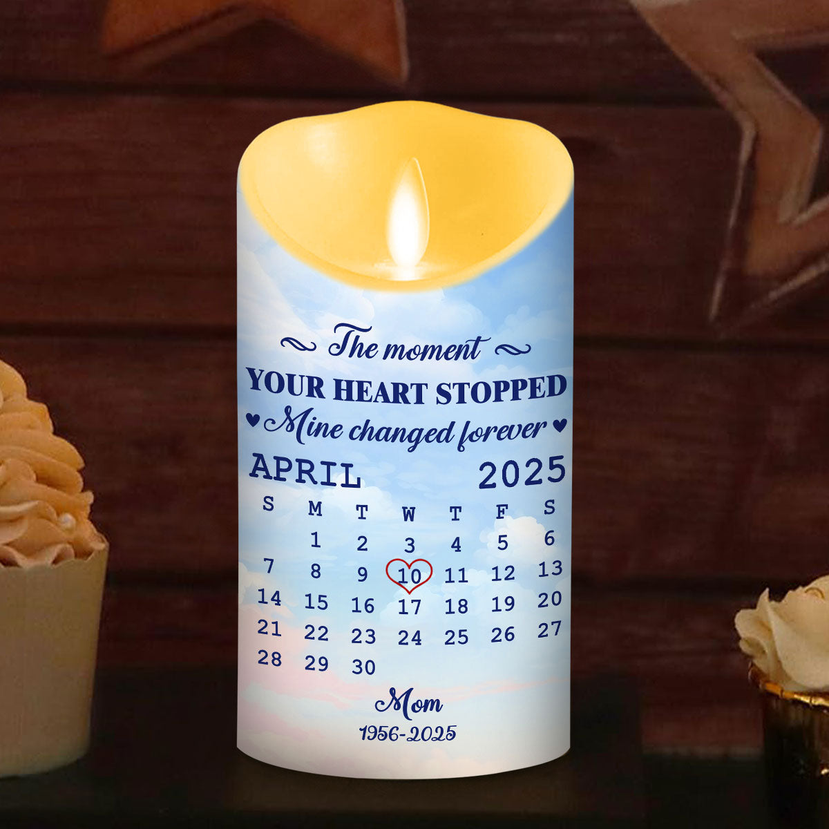 The Moment - Personalized Custom LED Candle