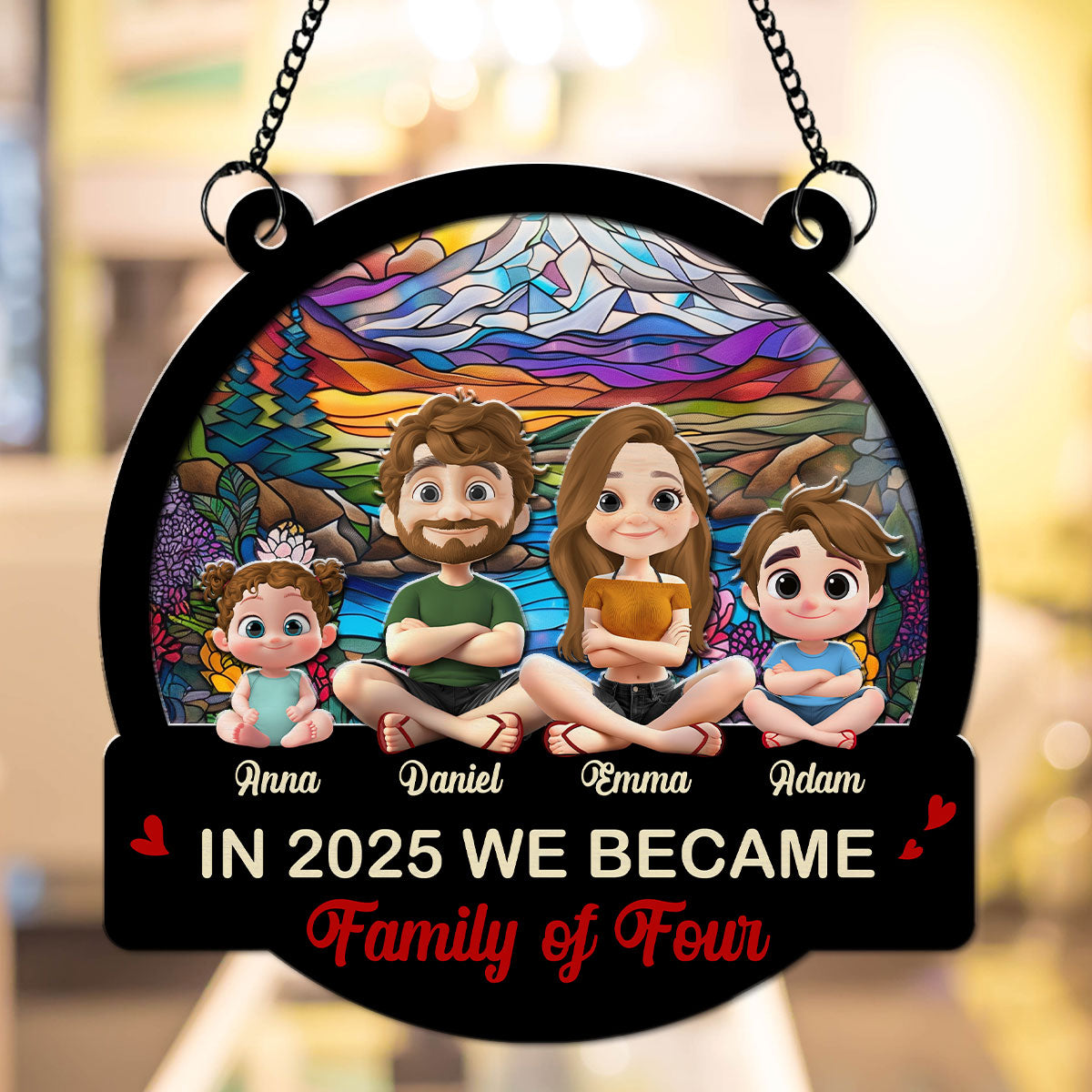 A New Chapter Begins 2025 - Personalized Custom Suncatcher