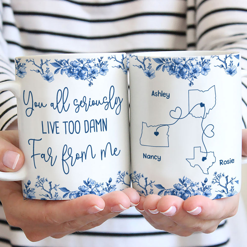 Your Distance Hurts My Soul- Personalized Custom Coffee Mug