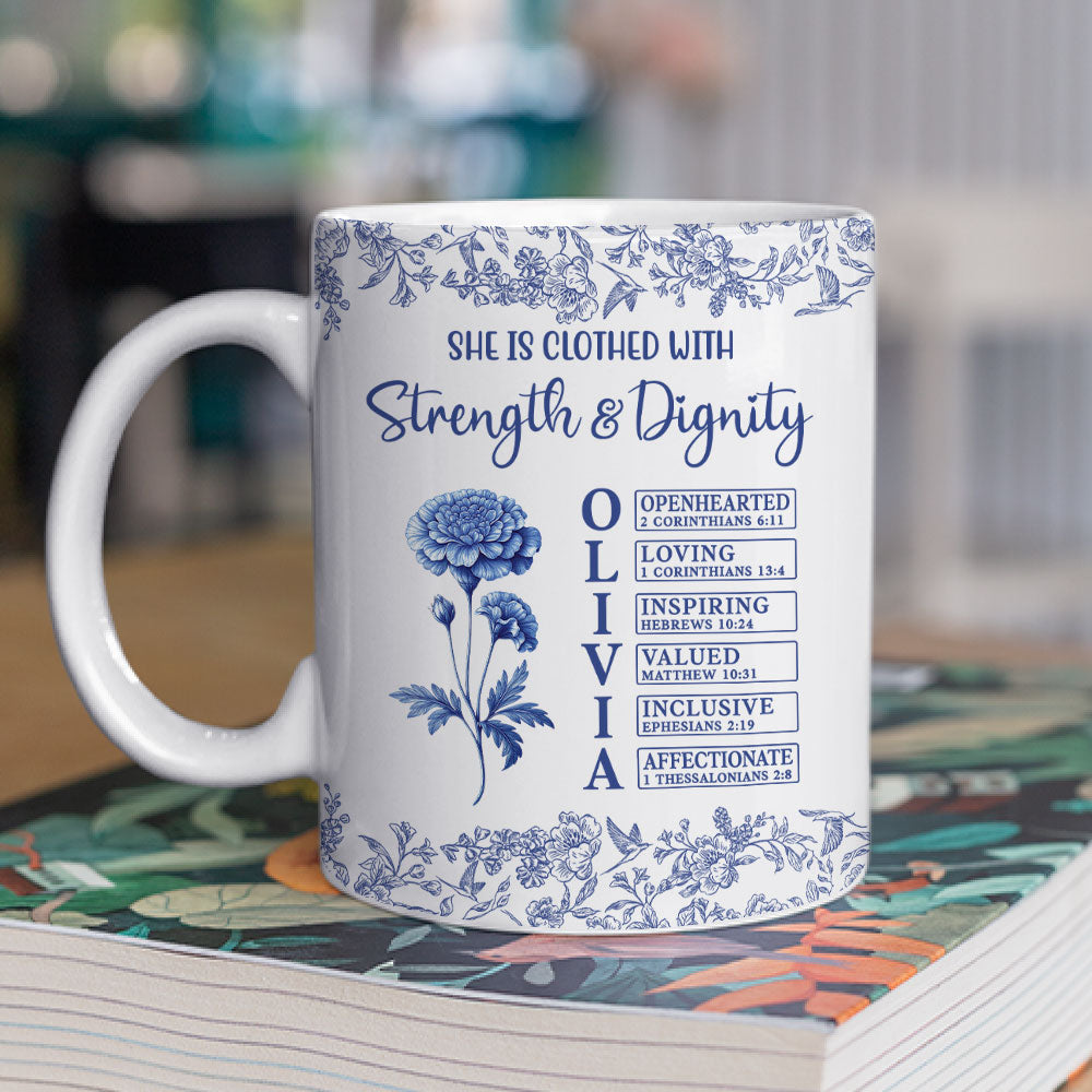 Strong In Faith Always - Personalized Custom Coffee Mug
