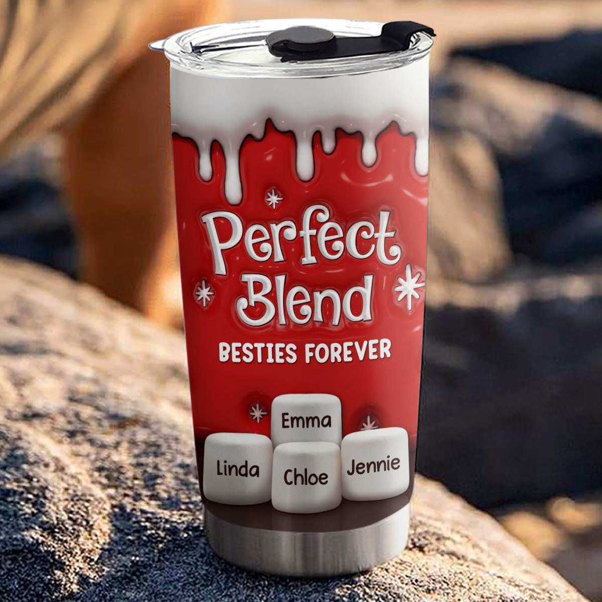 Perfect Blend - Personalized Custom 3D Inflated Effect Tumbler