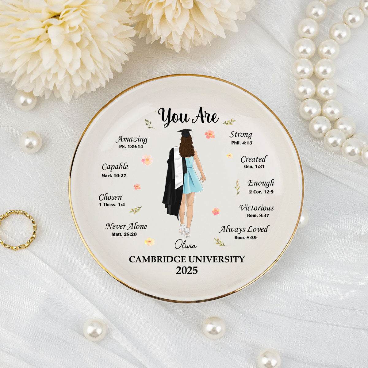 You Are Chosen - Personalized Custom Jewelry Dish