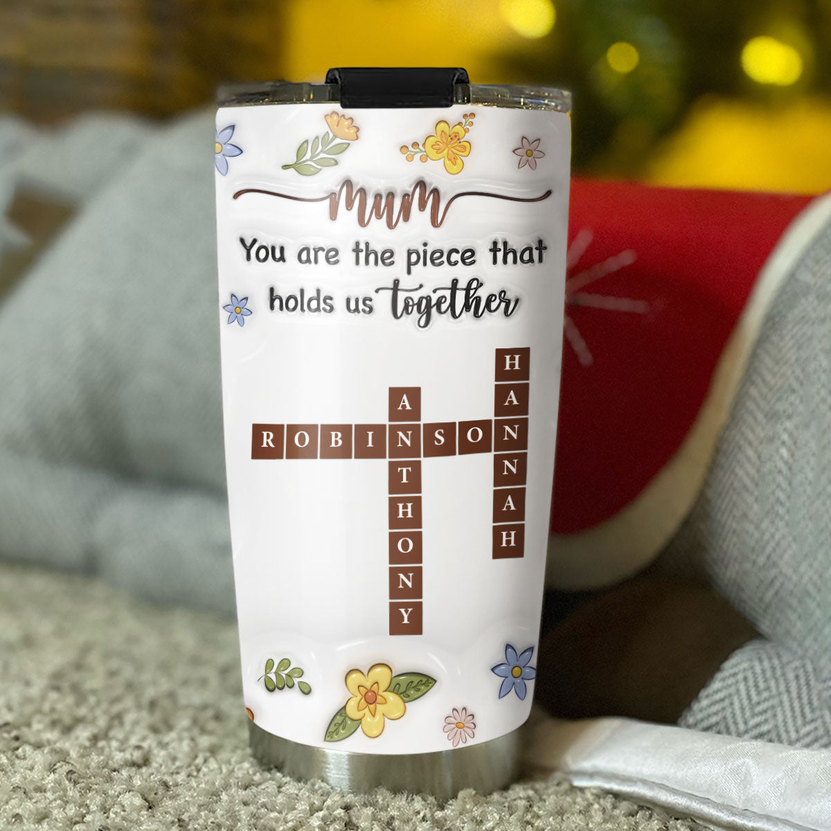 You Are A Special Piece Mom - Personalized Custom 3D Inflated Effect Tumbler