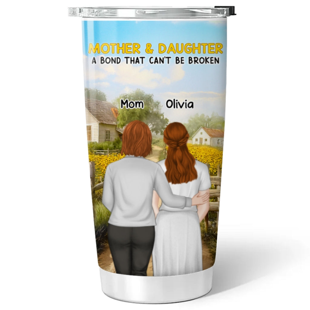 Mother And Daughter - Personalized Custom Tumbler