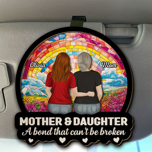 Love Mom - Personalized Custom Car Visor Clip
