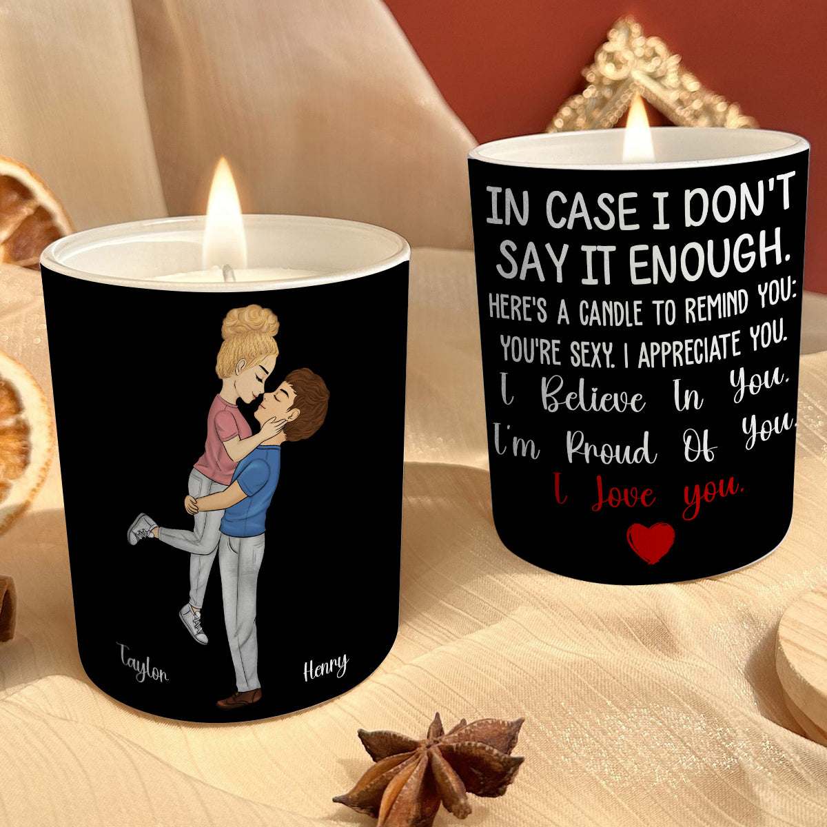 You Are Sexy, I Appreciate You - Personalized Custom Candle