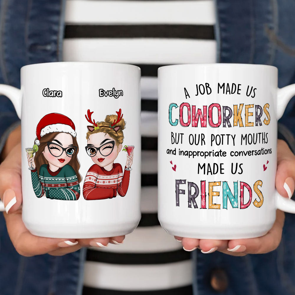What Made Us Friends - Personalized Custom Coffee Mug