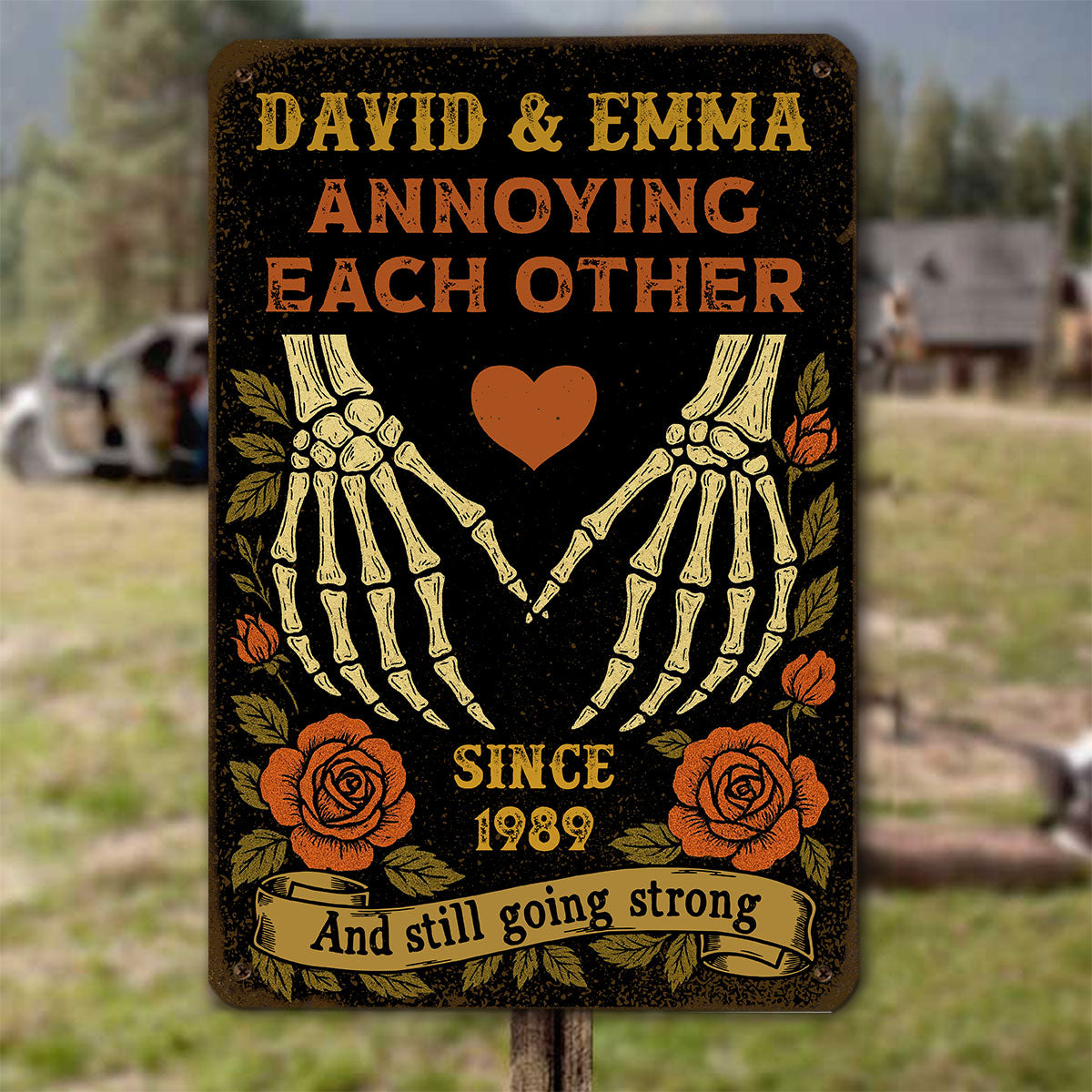 Love You Still - Personalized Custom Metal Sign