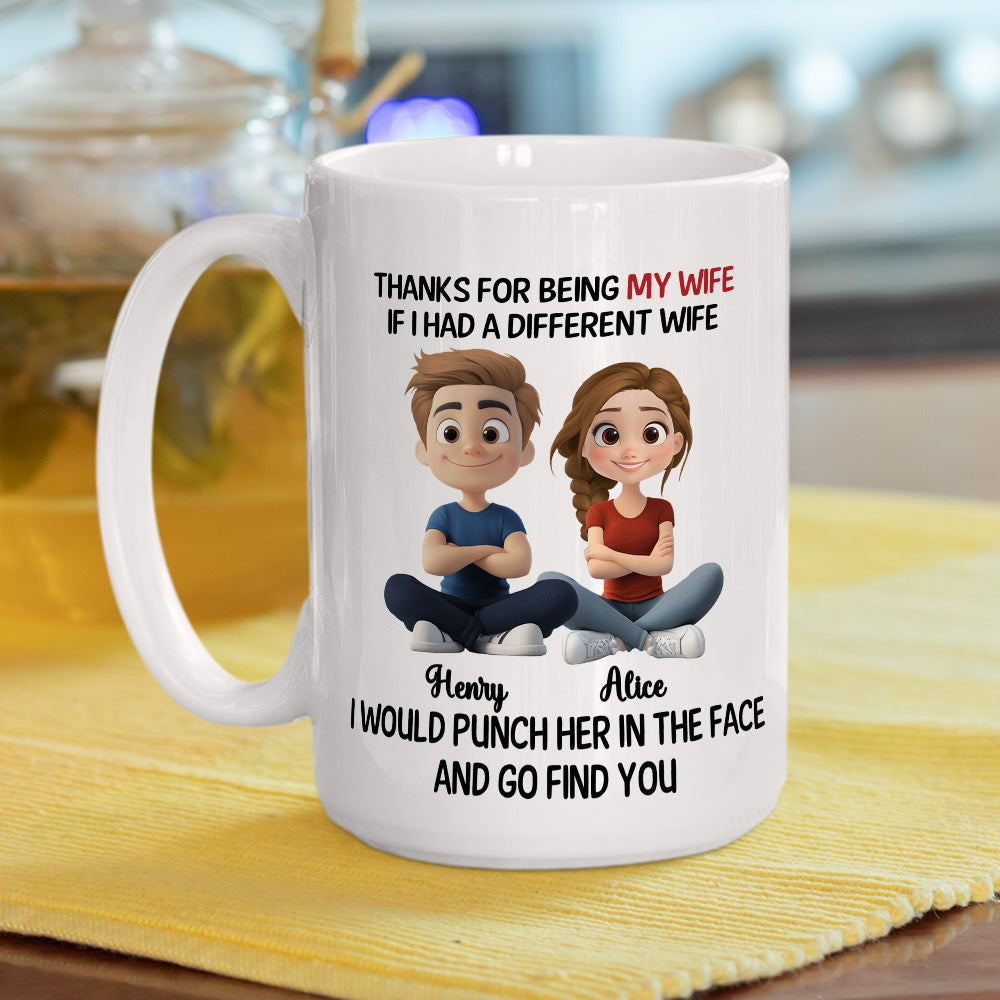 Punch Her For You - Personalized Custom Coffee Mug