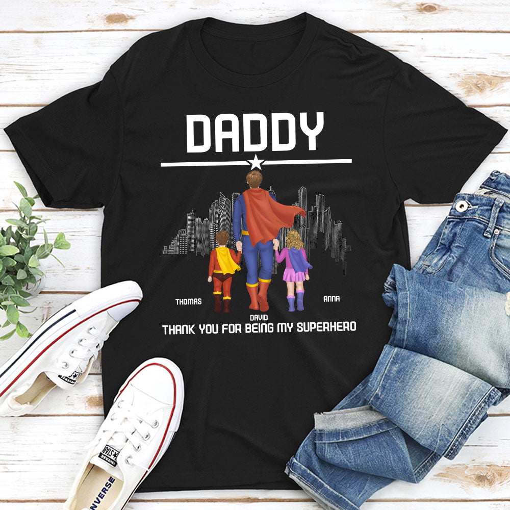 Superhero Dad - Personalized Custom Shirt