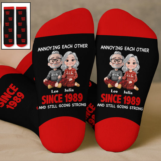 Together Forever - Personalized Custom Crew Socks