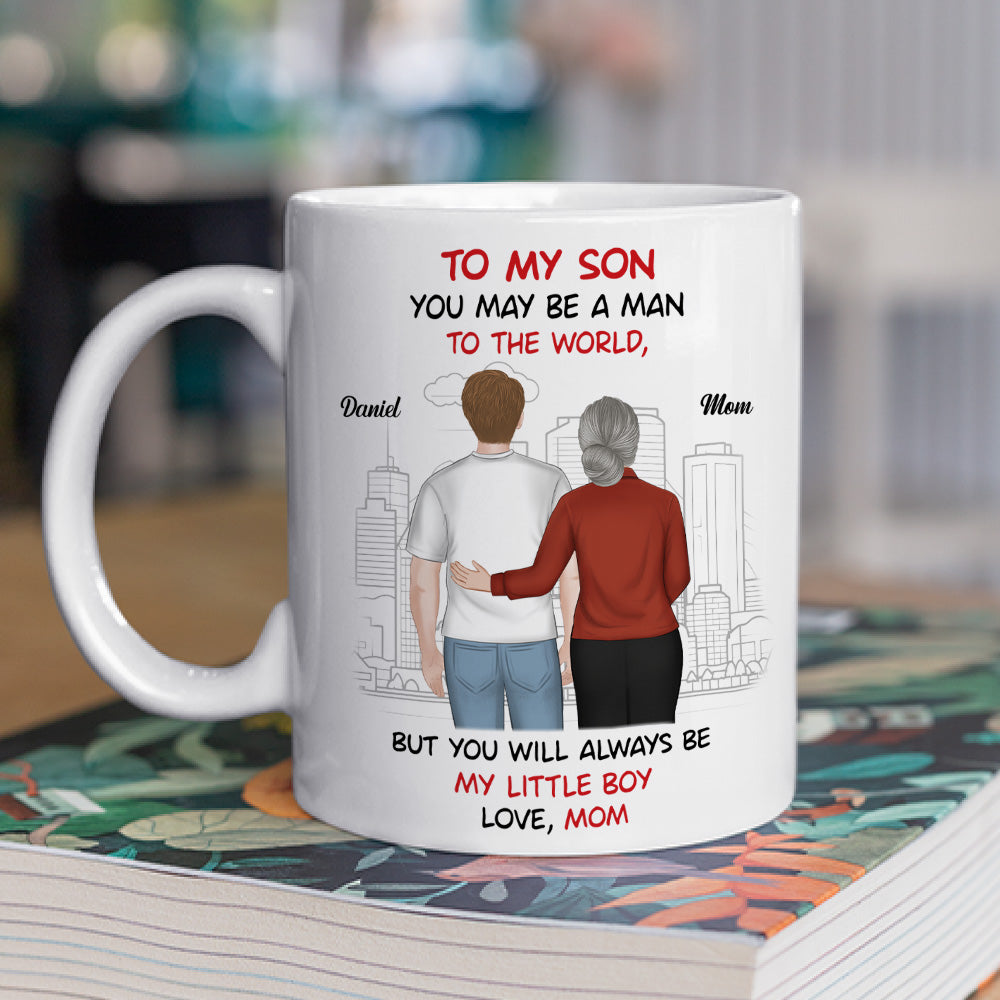 Always My Little Boy - Personalized Custom Coffee Mug