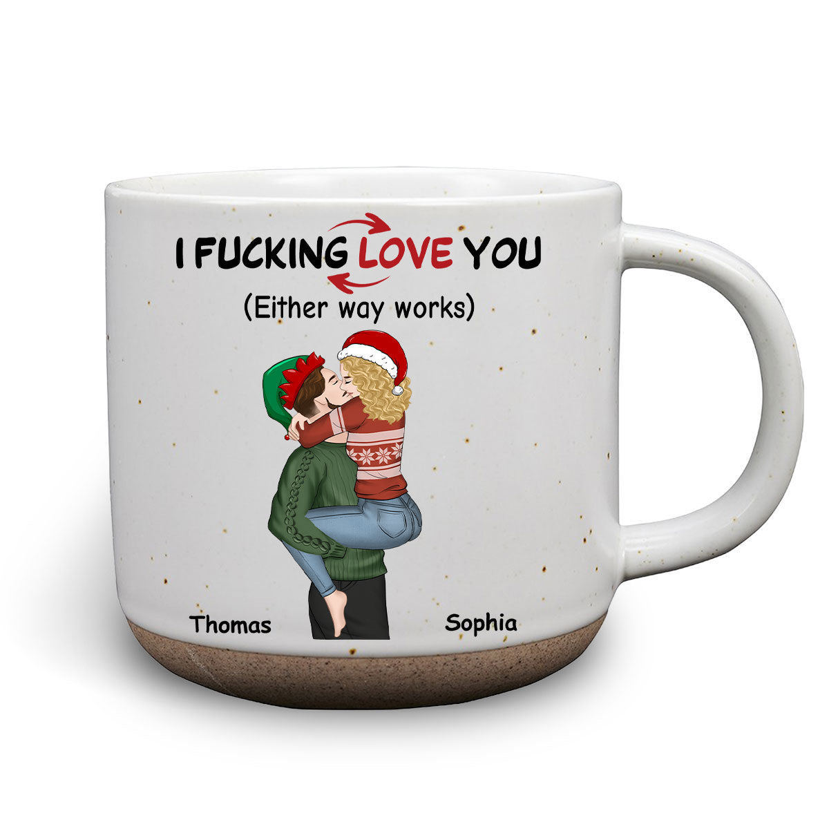 Really Love You - Personalized Custom Pottery Mug