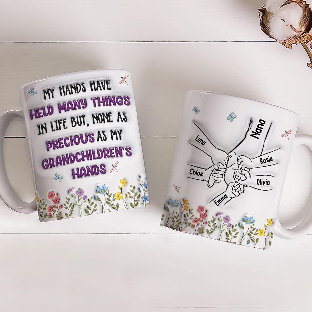 My Grandma Makes Life Brighter - Personalized Custom 3D Inflated Effect Mug