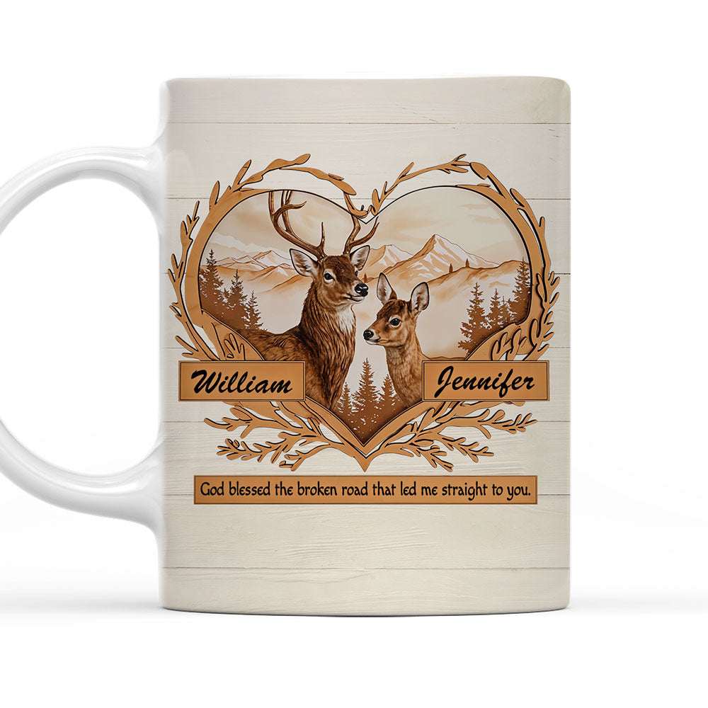 Deer Love - Personalized Custom Coffee Mug