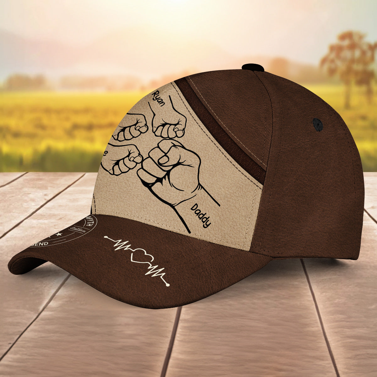 Best Dad in the World - Personalized Custom Classic Cap
