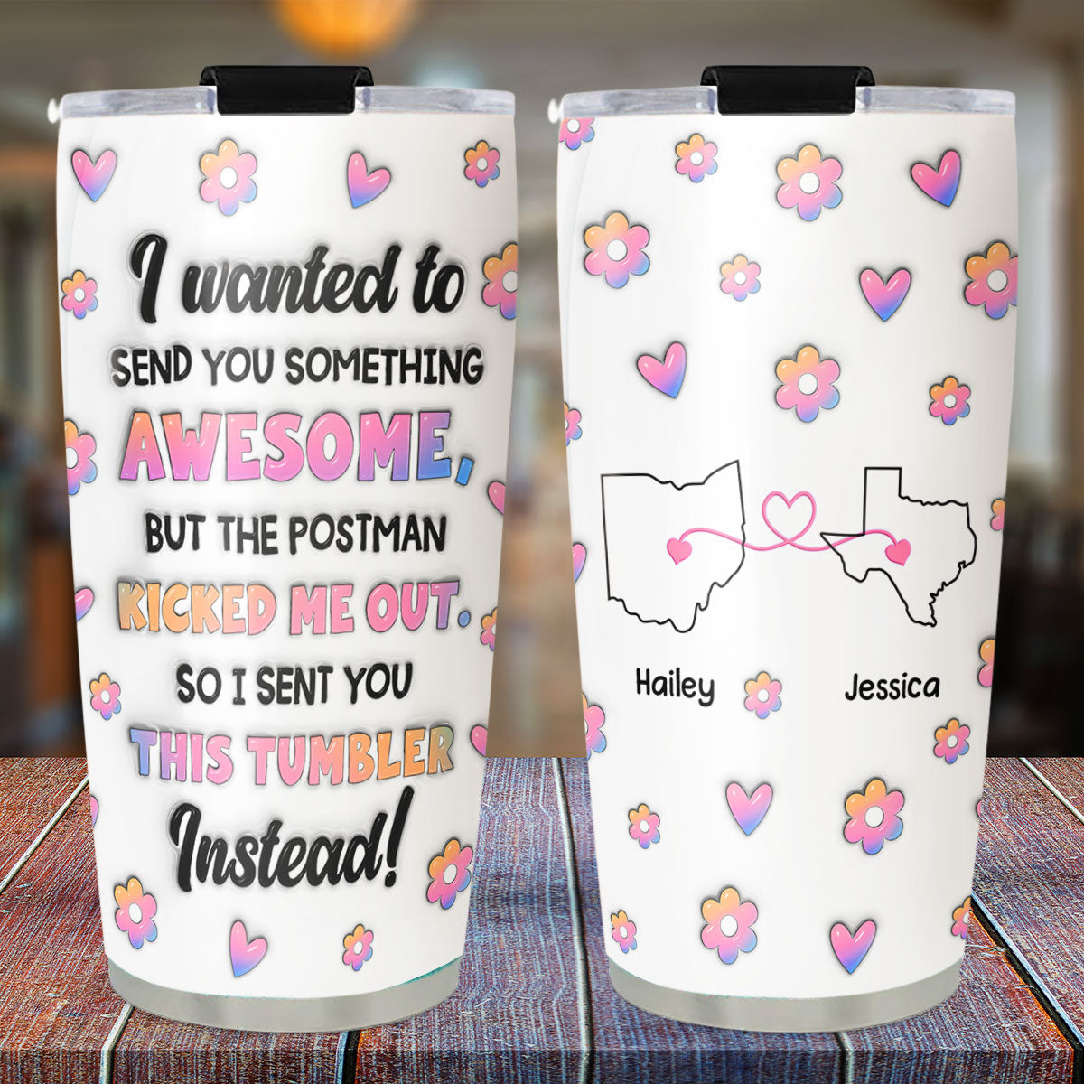 Postman Ruined My Surprise Plan - Personalized Custom 3D Inflated Effect Tumbler