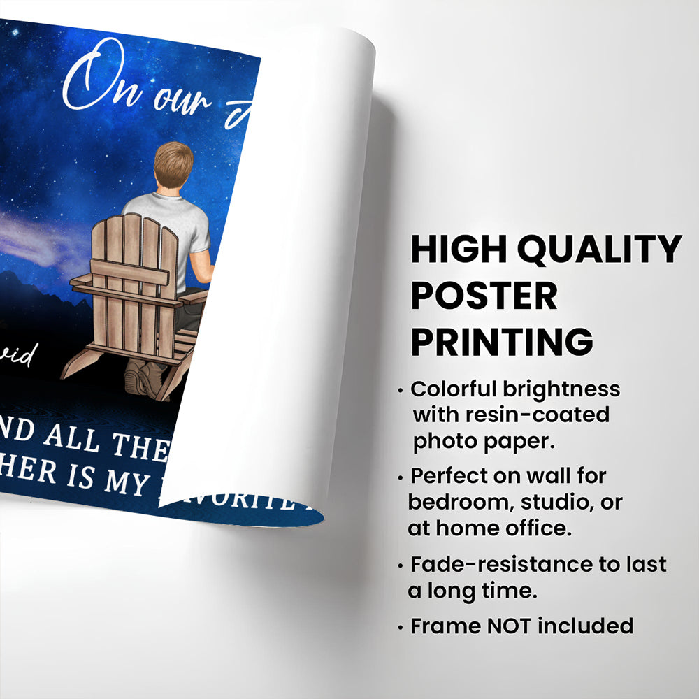 Loving You Feels Like Home - Personalized Custom Poster